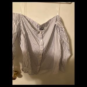 Charlotte Russe Off the Shoulder Top